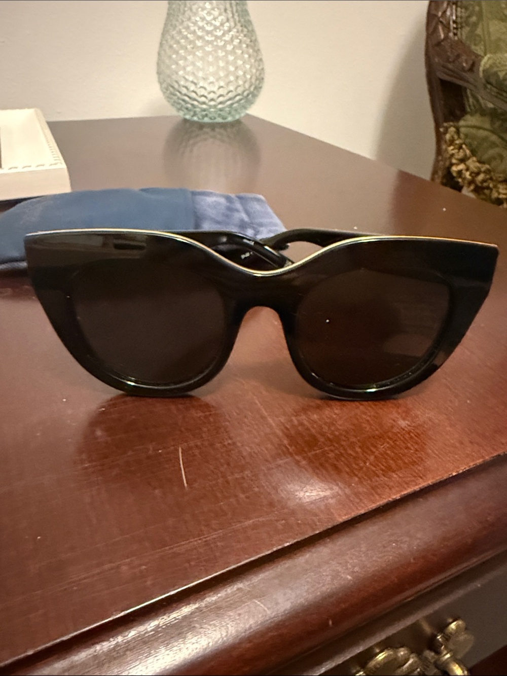 Black Lespecs airheart sunglasses